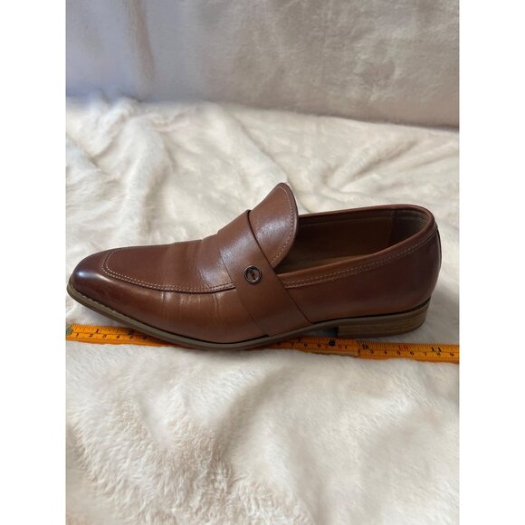 Pedro Men’s Leather Loafers - Size 6 US / 39 EU - Classic Brown Slip-On Shoes | - Picture 11 of 11